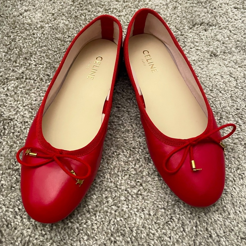 Celine ballet flats EU37 red